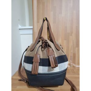 Burberry Heston Bucket Bag House Check