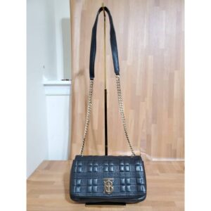 BURBERRY Lambskin Quilted Small Lola Bag Black