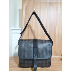 Burberry Smoked Check Messenger Bag