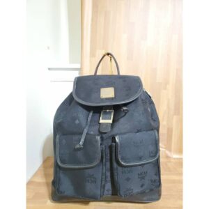MCM Vintage Nylon Visetos DOUBLE POCKET Backpack