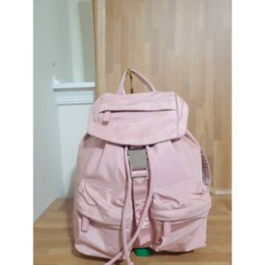 MCM Dieter Nylon Pink Backpack