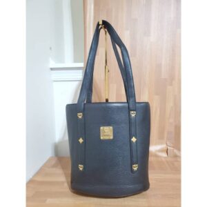 MCM Small Leather Tote Bag