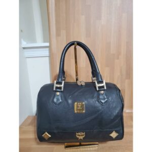MCM Vintage Boston Bag Caviar Leather