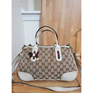 Gucci Brown GG Canvas Princy Satchel Bag