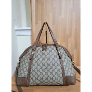 Gucci Nice GG Supreme Canvas Top-Handle Bag