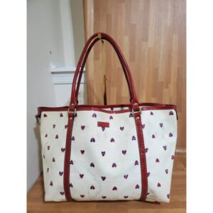 Gucci Gg Supreme heart Joy Medium Tote