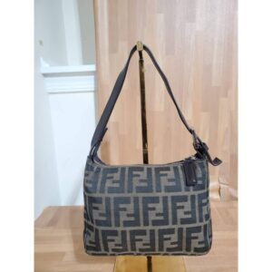 FENDI Zucca Mini Pochette Tobacco & Wallet