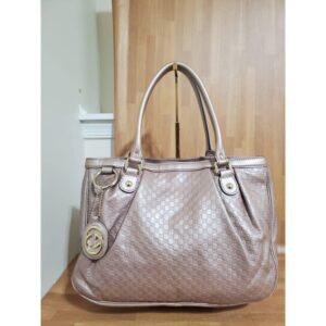Gucci Sukey Top Handle Tote Guccissima Leather Medium
