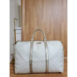 GUCCI Monogram Large Joy Boston White