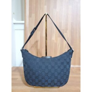 Gucci GG Canvas Mini Shoulder Bag Black