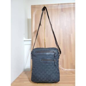 Gucci GG Canvas Crossbody Bag Black