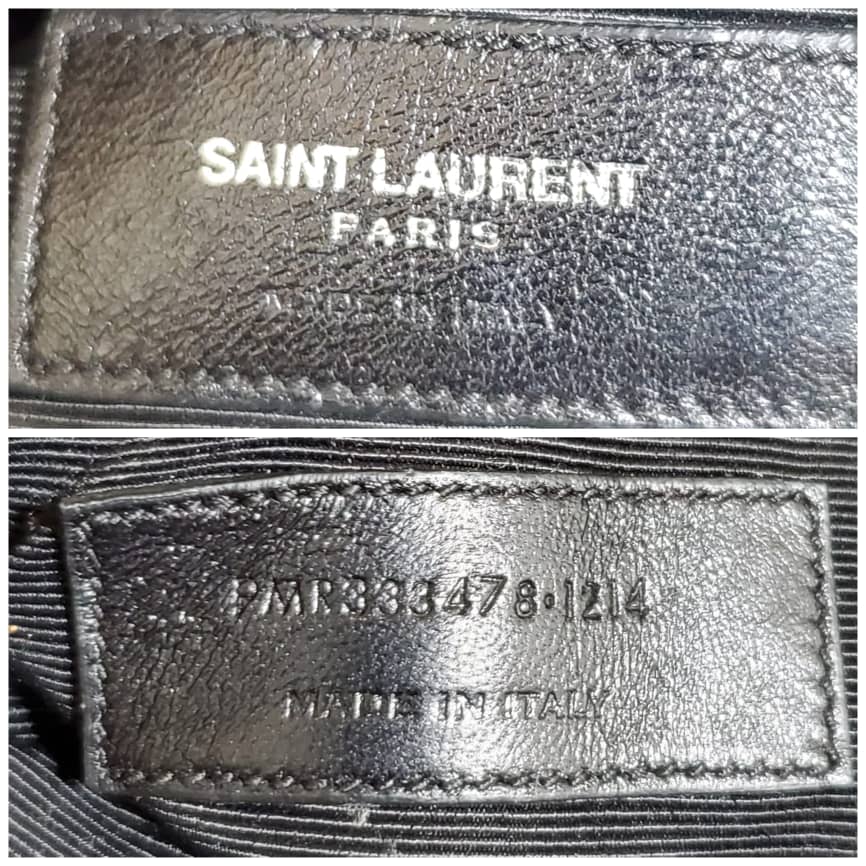 SAINT LAURENT Calfskin Medium Rider Bucket Bag Bordeaux - Image 4
