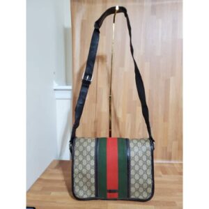 Gucci Web Flap Messenger GG Bag Medium