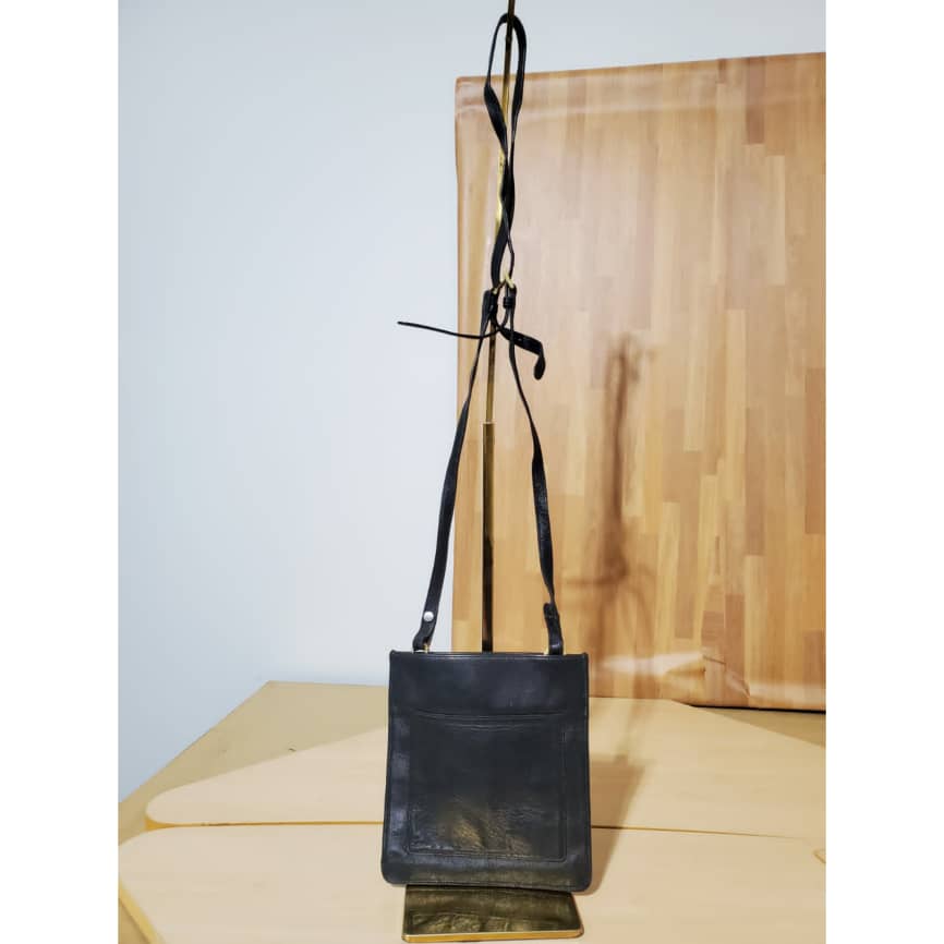 MIU MIU Diagonal Flat Crossbody/Shoulder Bag Materasse Black - Image 3