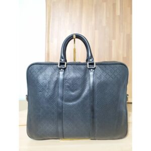 Gucci Guccissima Briefcase Black