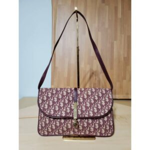 Christian Dior Vintage Saddle Clutch Shoulder Bag