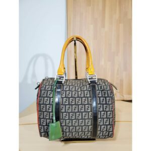 FENDI Zucchino Small Forever Boston Multicolor