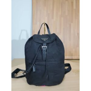 Prada Black Nylon Tessuto Backpack