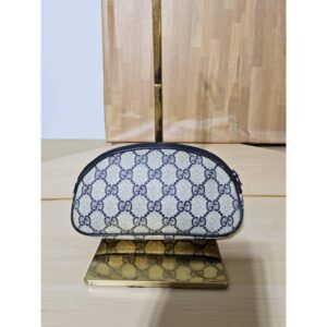 GUCCI Supreme sherryline Cosmetics Bag Clutch Pouch