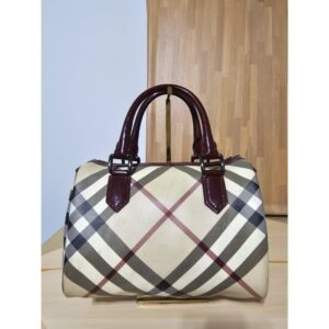 BURBERRY NOVA CHECK BOWLING BAG