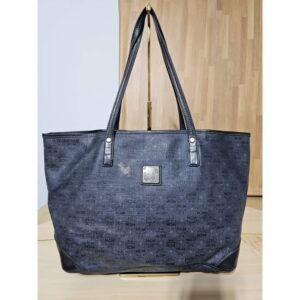 MCM Visetos Tote Bag Black