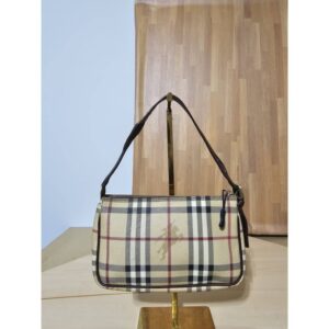 BURBERRY HAYMARKET CHECKS POCHETTE Shoulder BAG