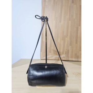 CHRISTIAN DIOR Vintage Barrel Crossbody/Shoulder Bag Black