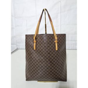 Céline Macadam Vintage Tote Bag Brown