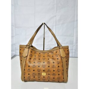 MCM Visetos Cognac Shoulder Bag / Handbag