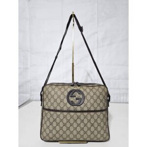 Gucci GG Supreme Interlocking GG Messenger Bag