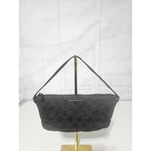 GUCCI Monogram Boat Pochette Deep Brown