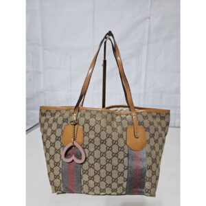 Gucci GG Canvas Web Jolie Tote Bag Multiple colors Beige