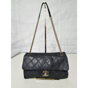 Chanel Iridescent Stitch Flap Bag Quilted Leather Medium