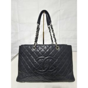 Chanel X Caviar GST Grand Shopping Tote Bag Black