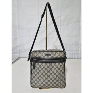 Gucci GG Supreme Crossbody Bag Beige/Blue