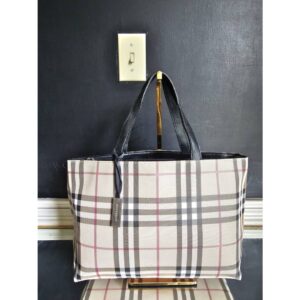 Burberry House Check Tote Bag Beige/Black