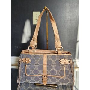 Céline Celine Macadam Denim Brown