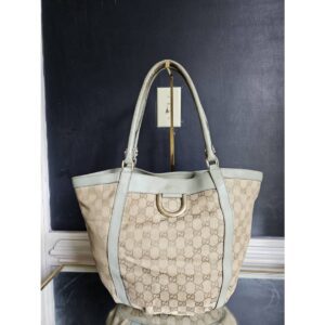 Gucci Guccissima Abbey D- Ring Shoulder Bag Green