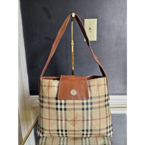 Burberry Nova Check Shoulder Bag Beige/Brown
