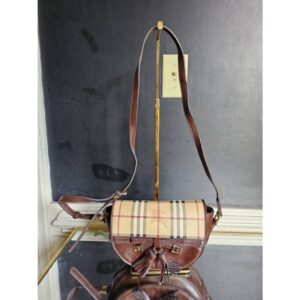 Burberry Nova Check Cross Body/Shoulder Bag Beige/Brown