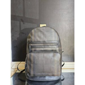 Burberry Marden Backpack London Check Coated Canvas with Leather