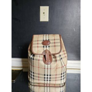 Burberry Vintage Haymarket backpack Brown