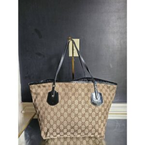 Gucci GG Canvas Jolie Tote Bag Beige/Black