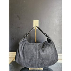 Givenchy Croc Suede Embossed Leather Medium Shoulder Bag