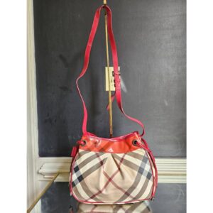 Burberry Nova Check Bag Beige/Red
