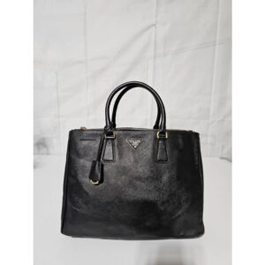 Prada Saffiano Lux Double-Zip Medium Tote