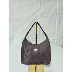 Prada Nylon Tessuto Sport Mini Shoulder Bag Chocolate Brown