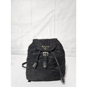 Prada Quilted Nylon Backpack Black