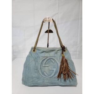 Gucci Denim Soho Chain Shoulder Bag