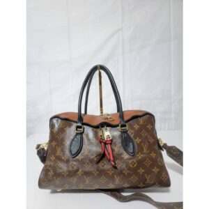 Louis Vuitton Monogram Tuileries Tote Bag Brown